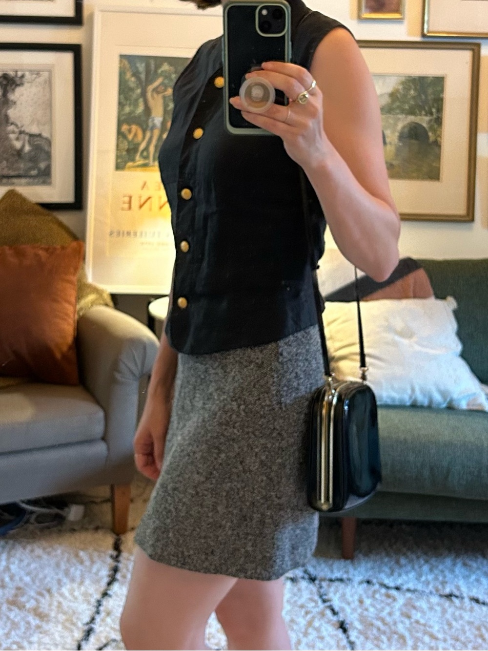 Top Shop Skirt - cute retro mini style